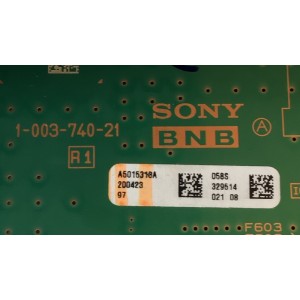 MAIN PARA SMART TV SONY 4K (3840 x 2160) / NUMERO DE PARTE A5015318A 058 / 1-003-740-21 / A-5015-318-A / PANEL YSAF055CNO01 / MODELO XBR-55X800H XBR55X800H